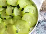Recept Hur kokar jag zucchini i vatten?