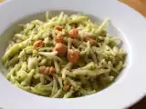 Recept Pasta med lax och zucchini