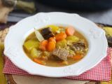 Recept Nötkött- och potatisgryta i tryckkokare