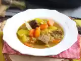 Recept Nötkött- och potatisgryta i tryckkokare