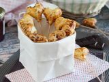 Recept Extra krispiga smördegshjärtan med hallon- och chokladpops