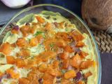 Recept Sötpotatisgratäng med kokosmjölk och curry