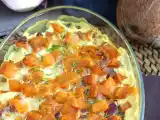 Recept Sötpotatisgratäng med kokosmjölk och curry