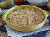 Recept Extra krispig och smältande äpple-päron-crumble