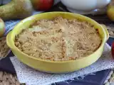 Recept Extra krispig och smältande äpple-päron-crumble