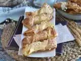Recept Kavlade smördegssnurror med vaniljkräm