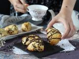 Recept Enkla och mycket fluffiga chokladscones