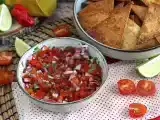 Recept Pico de gallo och hemlagade tortillachips