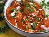 Recept Vegansk malai kofta: kikärtsköttbullar med tomatsås