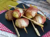 Recept Aperitifspett med potatis och rökt bacon