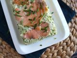Recept Terrin av zucchini och rökt lax