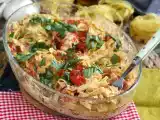 Recept Tagliatelle med feta och körsbärstomater - bakad feta pasta