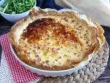 Recept Lättlagad quiche med skinka, ost och yoghurt!