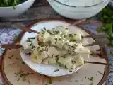 Recept Spett med marinerad kyckling i yoghurt- och citronsås