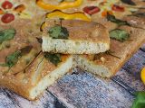 Recept Focaccia med blommor - focaccia konst
