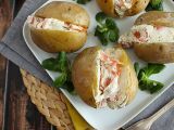 Recept Fyllda potatisar med rökt lax och fromage frais