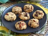 Recept Chokladkakor med jordnötter och mandlar