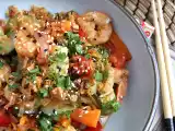 Recept Vegetabilisk wok med räkor