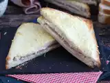 Recept Gourmet croque-monsieur med béchamelsås
