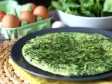 Recept Spenatomelett, den enkla och goda vegetariska rätten