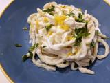Recept Pasta med ricotta och citron, en delikat första rätt som är mycket lätt att förbereda!