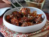 Recept Koreansk stekt kyckling med kryddig gochujangsås - dakgangjeong