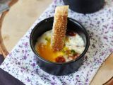 Recept Ägggryta med getost och soltorkade tomater i air fryer!