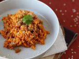 Recept Risotto 'nduja och korv, en rätt med intensiv smak