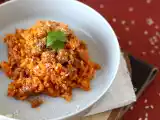 Recept Risotto 'nduja och korv, en rätt med intensiv smak