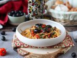 Recept Spaghetti alla puttanesca, en snabb och välsmakande rätt