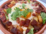 Recept Flamenco-ägg med potatis och chorizo