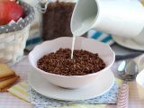 Recept Flingor med choklad och puffat ris. kokosnötspuffar