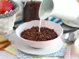 Recept Flingor med choklad och puffat ris. kokosnötspuffar