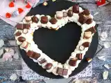 Recept Hjärttårta med kinder - hjärttårta för alla hjärtans dag