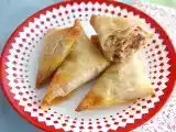 Recept Samoussas med tonfisk och tomat