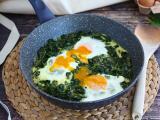 Recept Krämig spenat och ägg