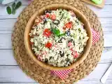 Recept 100% vegetarisk blomkålstabbouleh