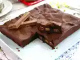 Recept Brownie med kit kat ®