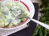 Recept Gurka med yoghurtsås