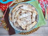 Recept Chiacchiere di carnevale - italienska bakade bugnes