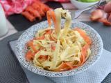 Recept Tagliatelle med rökt lax och dill