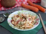Recept Thai pasta (kokosnötsnudlar med räkor och grönsaker)
