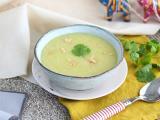 Recept Soppa på purjolök, kokosmjölk och curry