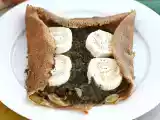 Recept Galette med getost och spenat