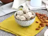Recept Energibollar med aprikos, grönt te och kokosnöt