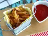 Recept Krispiga ugnsbakade pommes frites