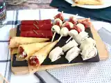Recept Kvartett av aperitifer med torkat kött