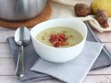 Recept Jordärtskocks-, potatis- och baconsoppa