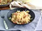 Recept Vitkål med bacon