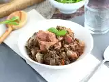 Recept Saltad fläskkött med linser